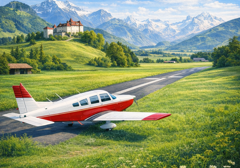 Flugplatz Gruyère, Fluglärmberechnung