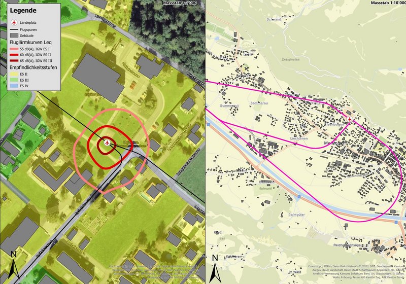 Helikopterlandeplatz Meiringen