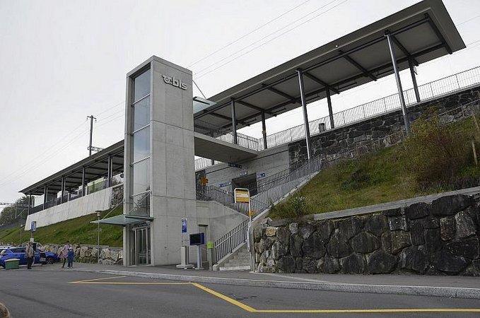 Umbau BLS Bahnhof Gümmenen