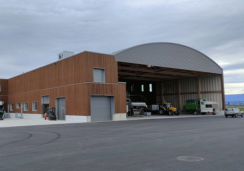 Neubau Agrarhandelsplattform Landi Seeland