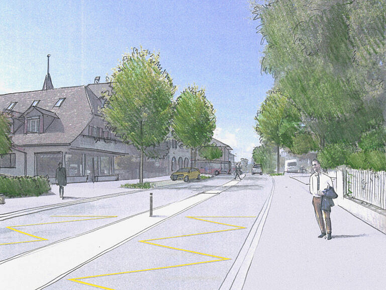 Strassensanierung Zentrum Münchenbuchsee